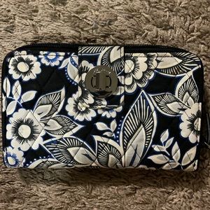 Vera Bradley, decent sized wallet.